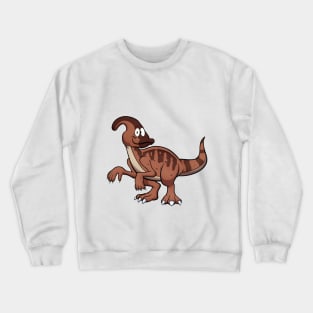 Happy Smiling Parasaurolophus Crewneck Sweatshirt